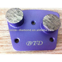 Tampon abrasif New Diamond avec deux segments ronds